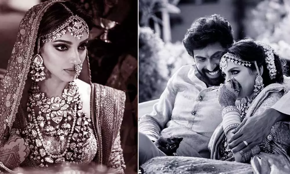 Miheeka Bajaj Shares Her Candid Wedding Pics And Looks Beautiful In Her Bridal Avatar