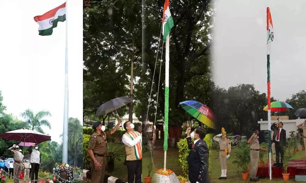 Universities, colleges celebrate Independence Day amid heavy rains