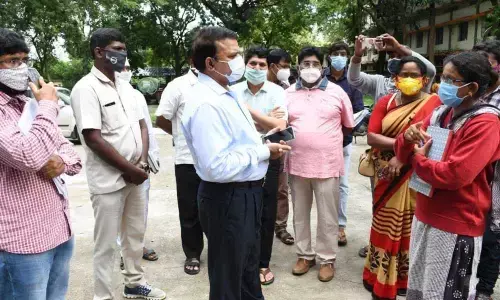 District Collector Dr MV Reddy