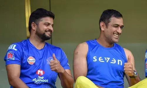 Suresh Raina and MS Dhoni