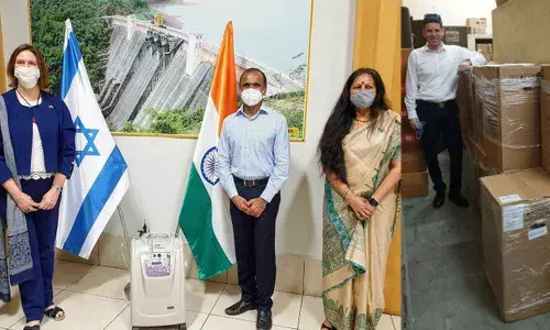 Israeli consulate donates oxygen concentrators to fight Coronavirus