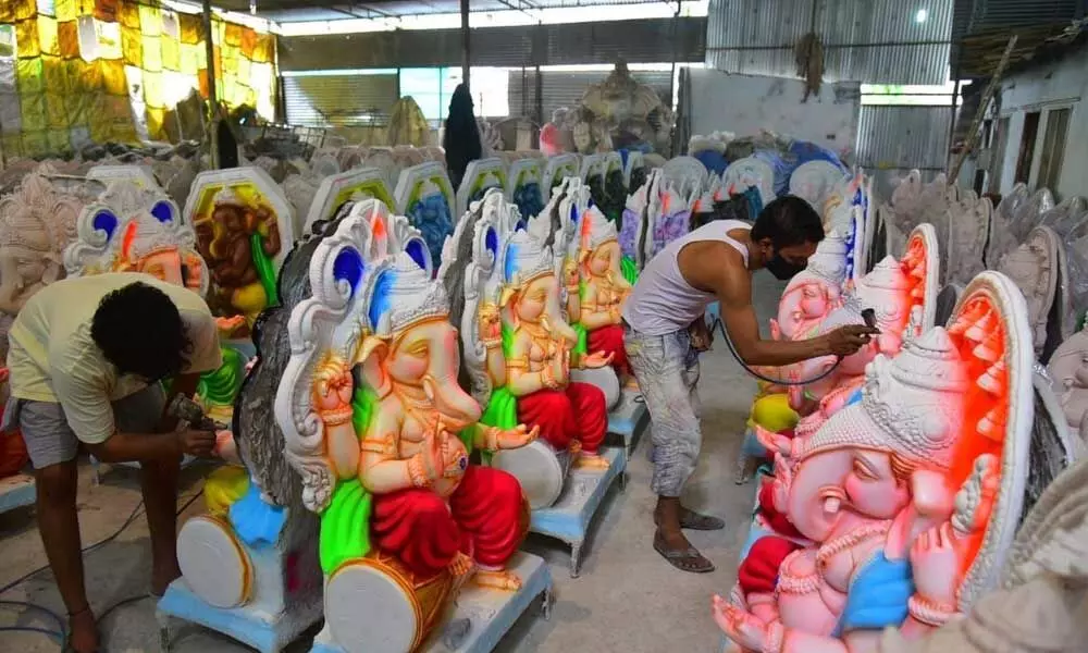 Hyderabad Ganesh fete to be low-key affair