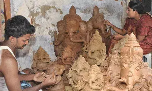 Ranga Reddy opts for eco-friendly idols