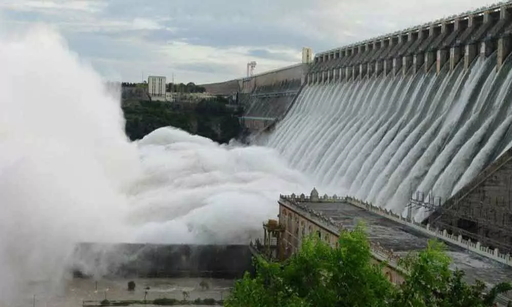 Brimming Srisailam project gates opened, Sagar receives huge inflows
