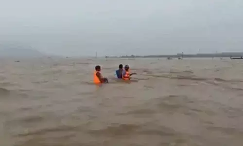 Two youth go missing after being slipped into flood water