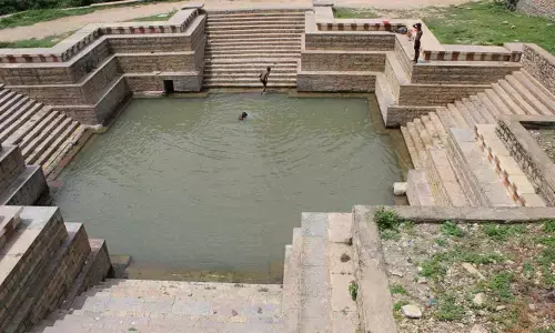 Typical Kakatiya era village stepwell