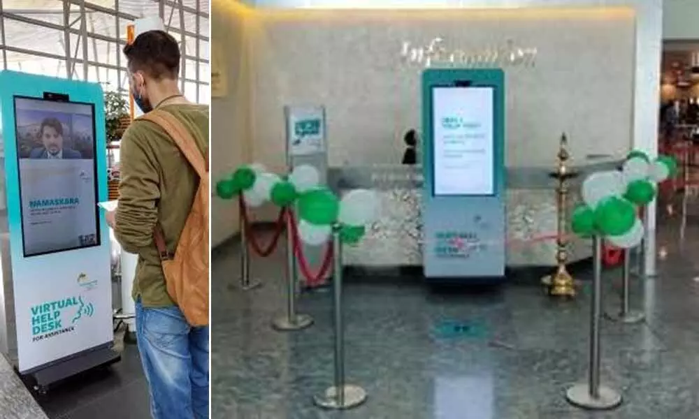 Virtual information desks at Bengaluru airport for contactless service