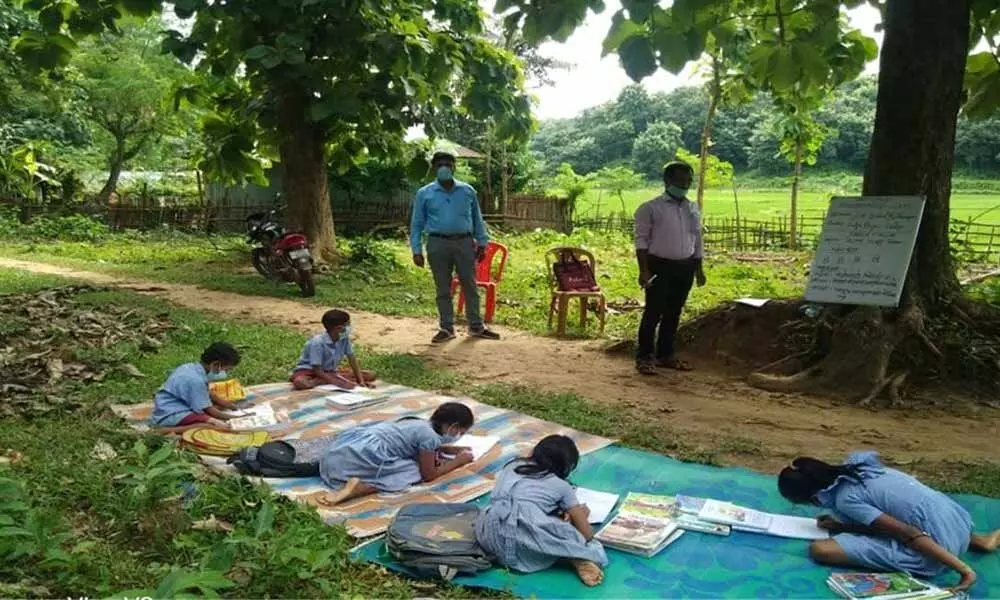 Tripura starts Neighbourhood Classes in open space to prevent Coronavirus spread