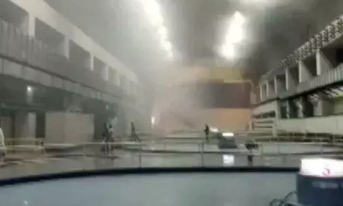 Fire engulfs Srisailam power station in Telangana, 9 trapped