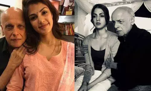Mahesh Bhatt and Rhea Chakraborty