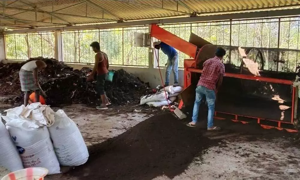 Waste-to-manure unit in Palamaner municipality