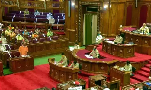 UP assembly passes many bills without discussion amid Opposition sloganeering