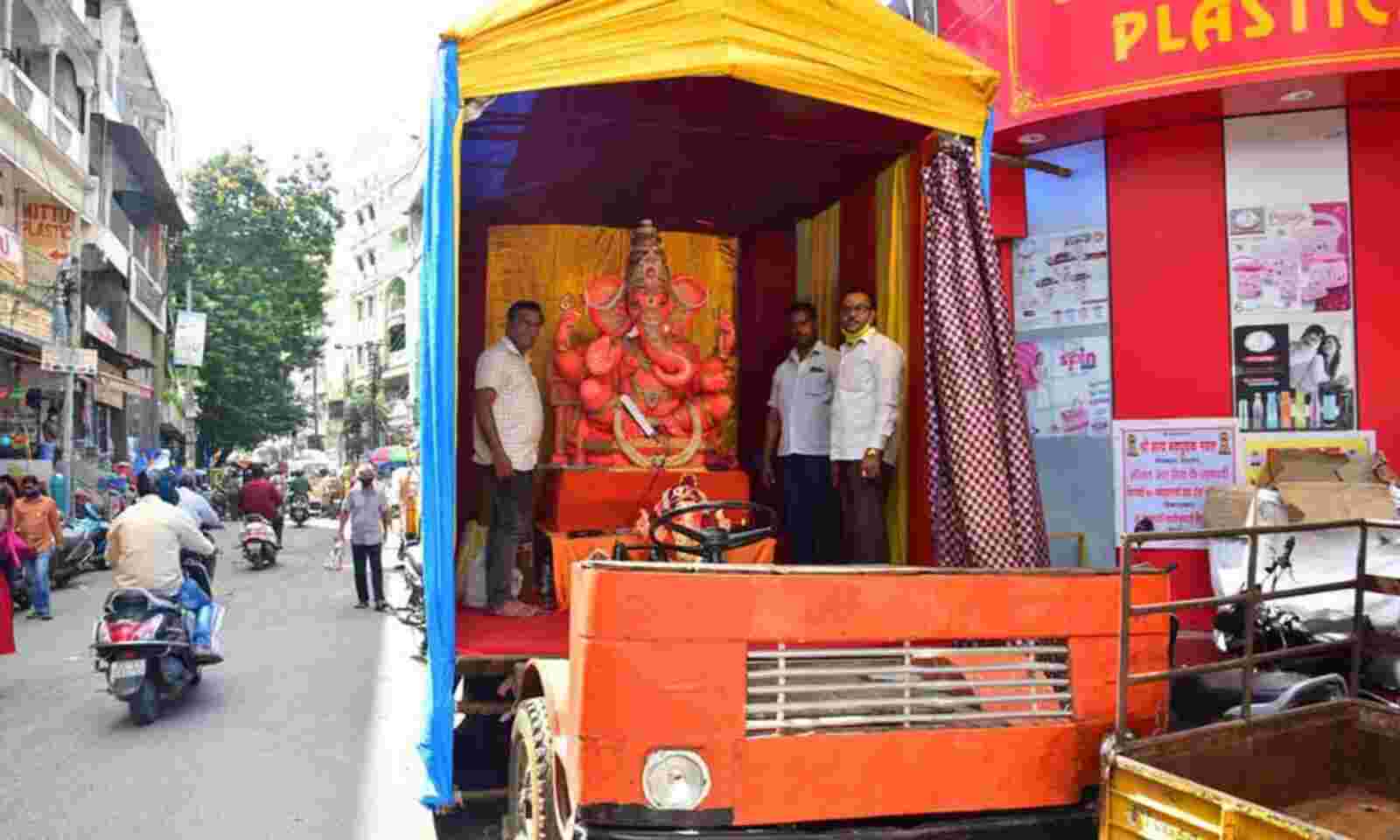 Aggregate 119+ ganpati trolly decoration vova.edu.vn