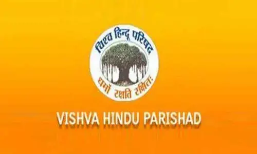 VHP stages protests over restriction on Ganesh pandals