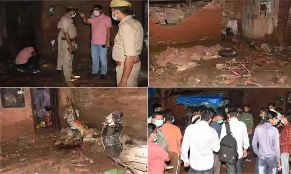 Bomb explosion in Kanpur