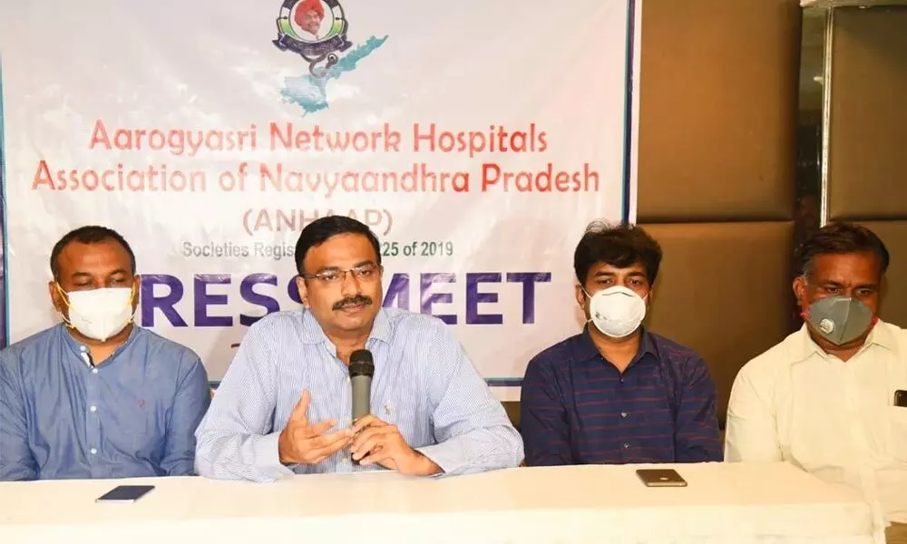 D Busireddy Narendra Reddy, president of Arogyasri Network Hospitals Association