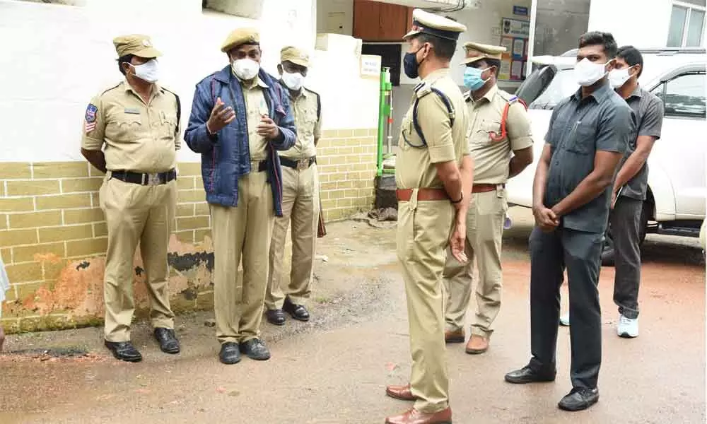 Karimnagar Police Commissioner V B Kamalasan Reddy building confidence among the police officials
