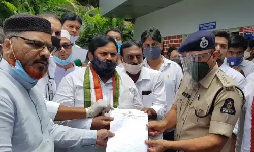 Congrerss lodges police complaint against demolition of mosques in Secretariat