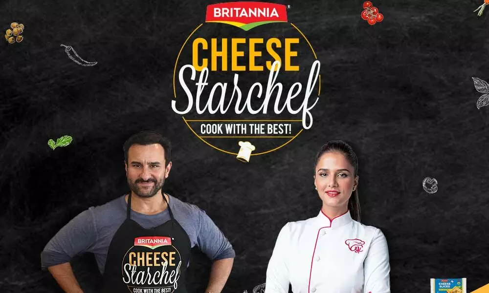 Saif Ali Khan and Masterchef winner Shipra Khanna star in Britannia Cheese Star Chef show