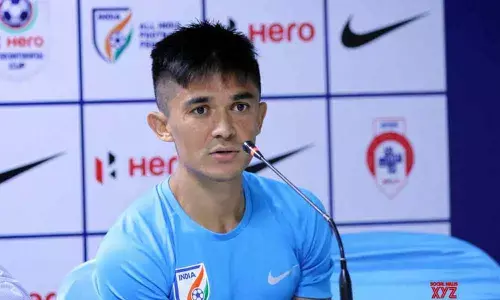 Mercurial striker and captain Sunil Chhetri