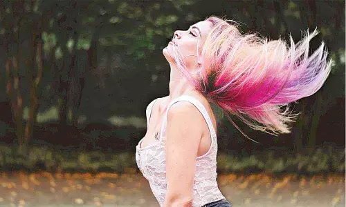 Me time with an at home hair spa