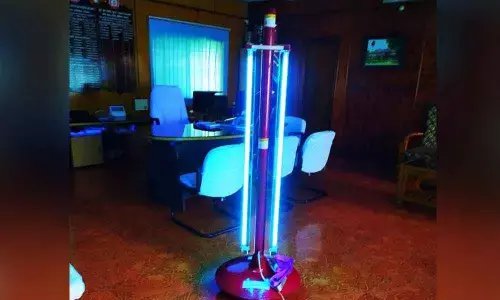 Remote control operated room sanitiser in Waltair Division in Visakhapatnam