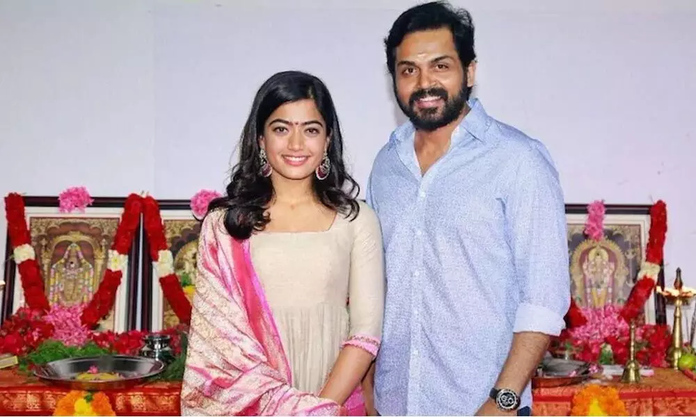 Rashmika Mandanna and Karthi