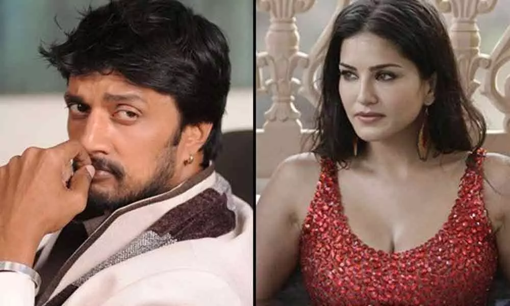 Sunny Leone and Kichcha Sudeep