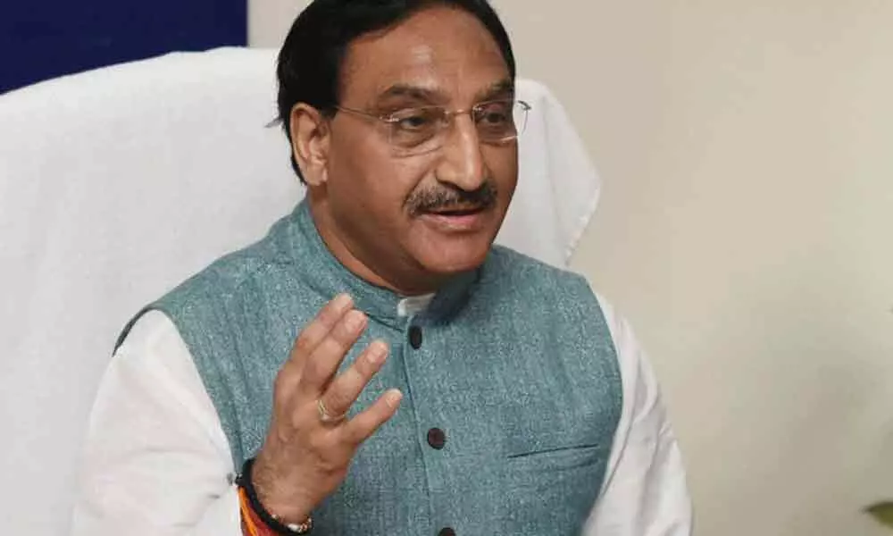 Union Education Minister Ramesh Pokhriyal ‘Nishank