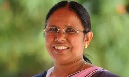 State Health Minister K.K. Shailaja