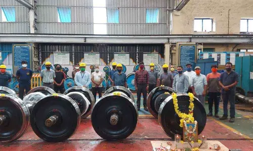 Now, Mysuru workshop made high speed MEMU motor coach wheel