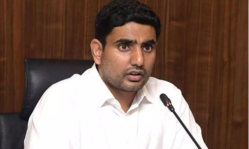 TDP general secretary Nara Lokesh