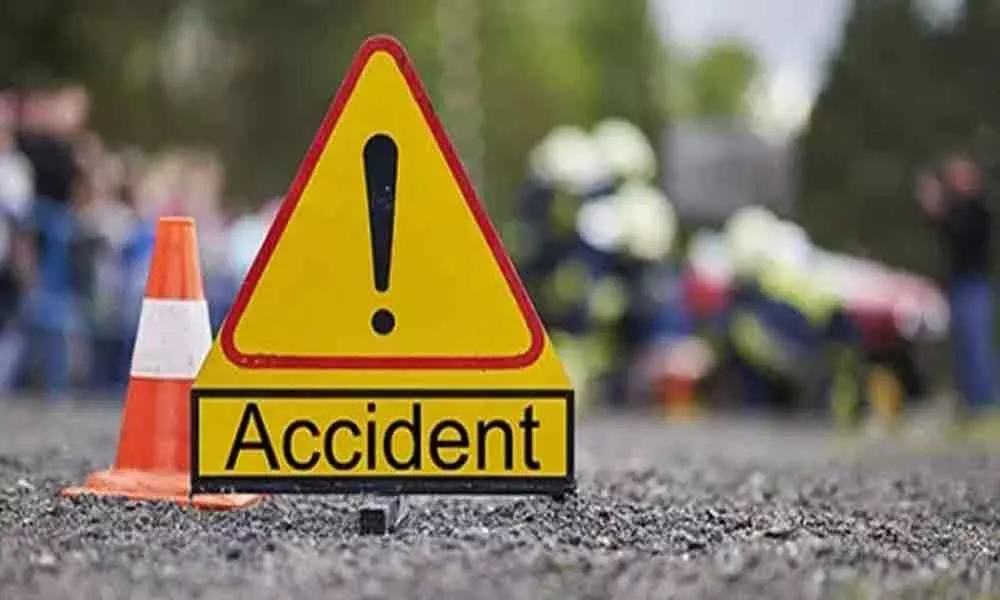 Four dead in a Lorry, car and bike collision in Chittoor district