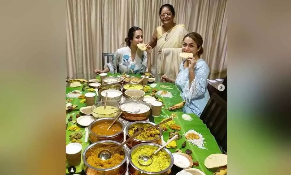 Malaika Arora Celebrates ‘Onam’ Festival With All Her Family Enjoying The Scrumptious Meal