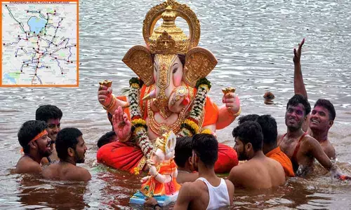 Hyderabad police issues Traffic Advisory amid Vinayaka idol possession