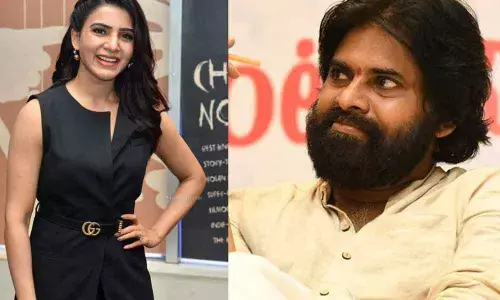 Samantha akkineni and Pawan kalyan