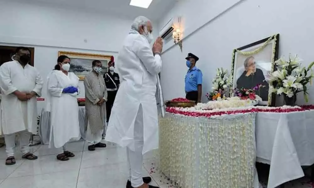 Pranab Mukherjee would be remembered by generations: PM Narendra Modi