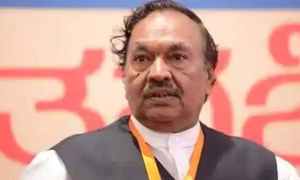 Karnataka Rural Development and Panchayat Raj Minister K.S. Eshwarappa