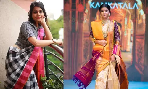 Wear saree in different ways