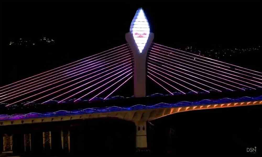 Watch Hyderabad's Durgam Cheruvu cable bridge dazzles with