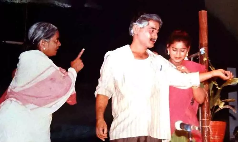 A scene in play Nirmanushyam