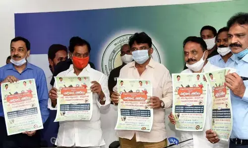 Releasing a poster on short films contest on ill-effects of liquor