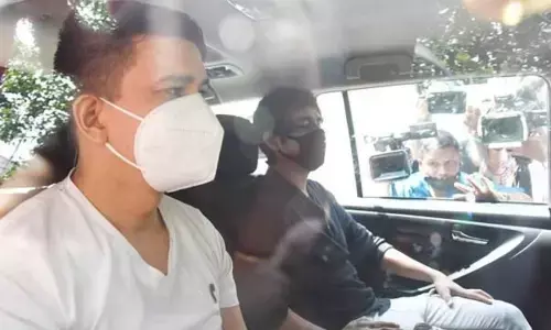 Late actor Sushant Singh Rajputs house staff members Keshav and Neeraj Singh arrive at DRDO guest house, at Santacruz in Mumbai on Thursday