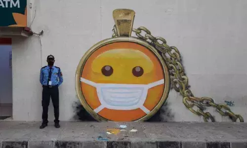 Badals 3D murals on Coronavirus take Bengaluru by storm