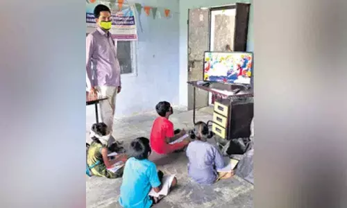 Telangana: Teacher from Mancherial donates TV to students for online classes