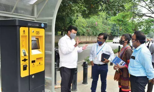 Smart parking to ease traffic in central city