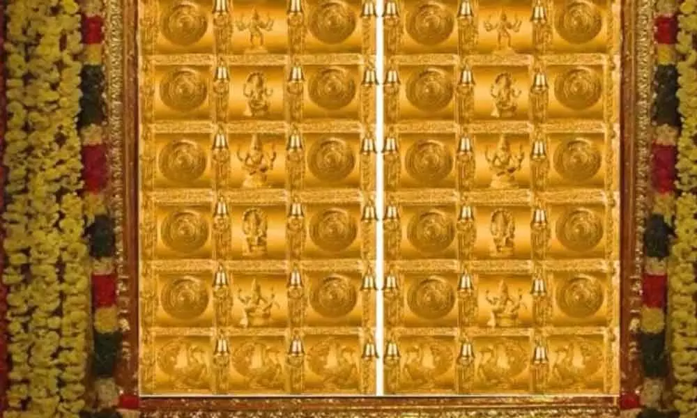Yadadri temple to have golden doors
