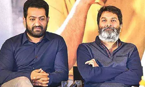 Young Tiger Jr NTR & director Trivikram Srinivas