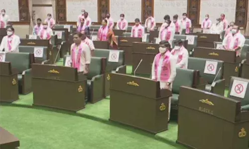 Hugs and handshakes missing as Telangana Assembly begins