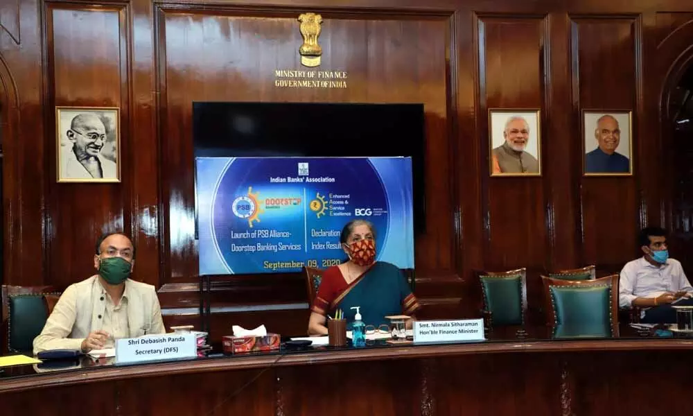 Public Sector Banks doorstep banking services launched by FM Nirmala Sitharaman